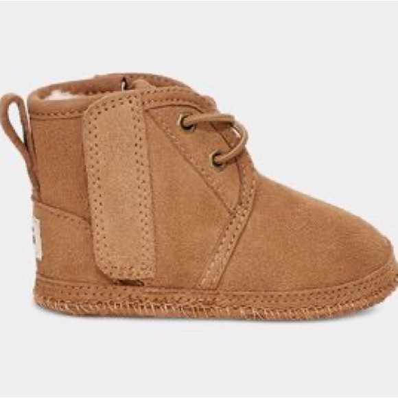 UGG Shoes New In Box Ugg Baby Neumel Boots Chestnut Suede And Wool Poshmark